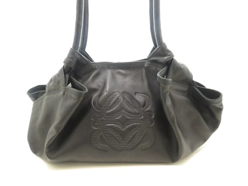 Loewe Nappa shoulder bag Aire sheepskin Black